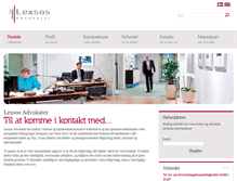 Tablet Screenshot of lexsos.dk